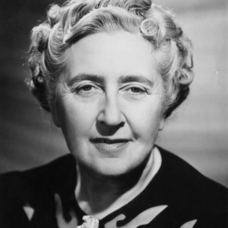 British writer of crime and detective fiction, Dame Agatha Christie (1891 - 1976).   (Photo by Walter Bird/Getty Images)
